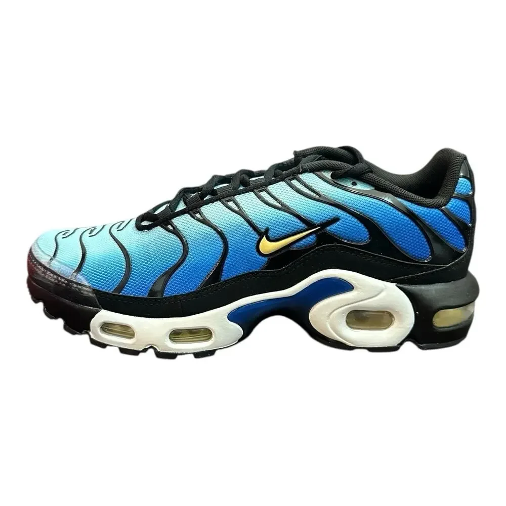 Nike Air Max Plus Chamois Sky Blue Black Kids Size 5.5Y CD0609 032 New Authentic